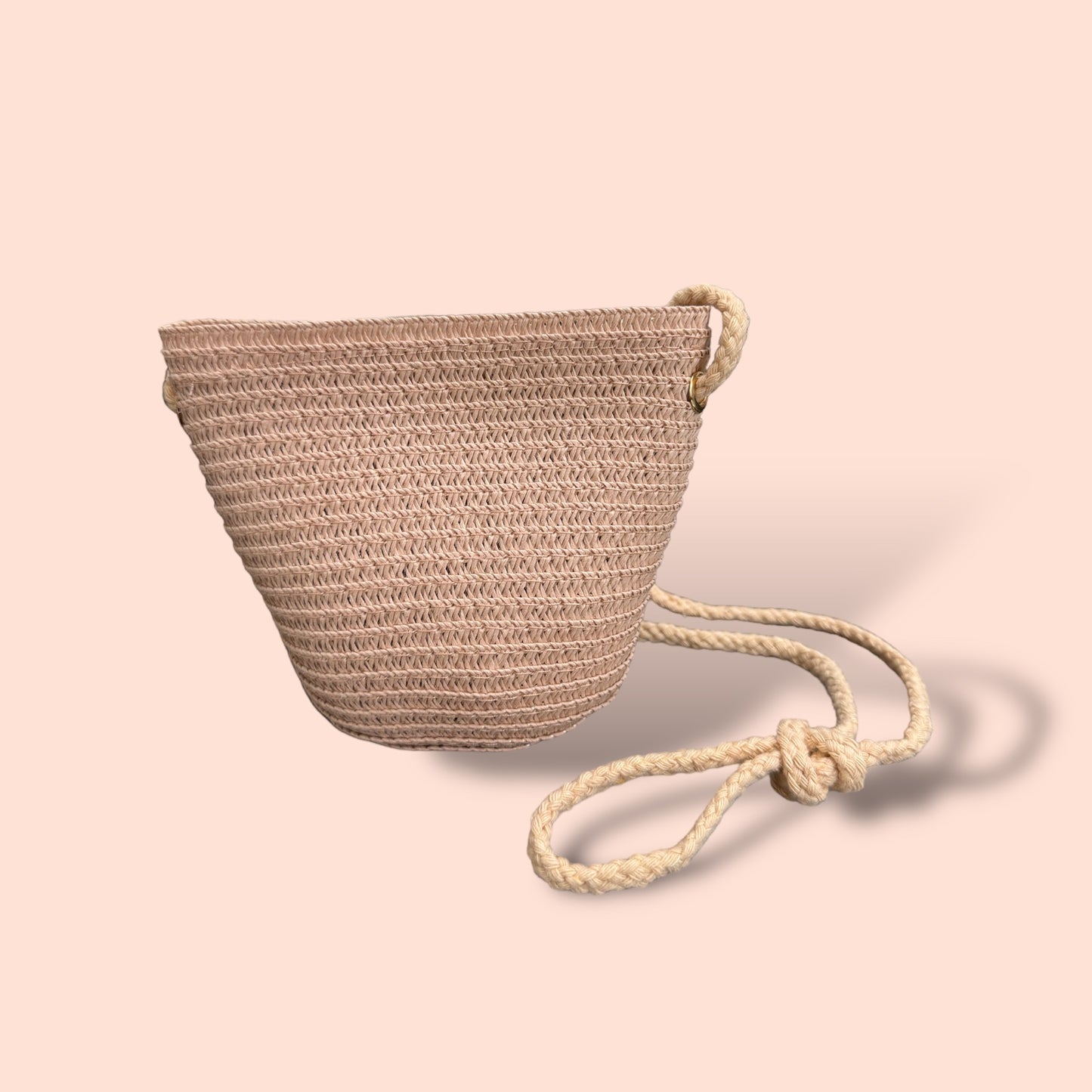 Mini Boho Raffia Cossbody