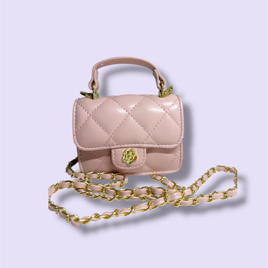 Top Handle Mini Flap Purse